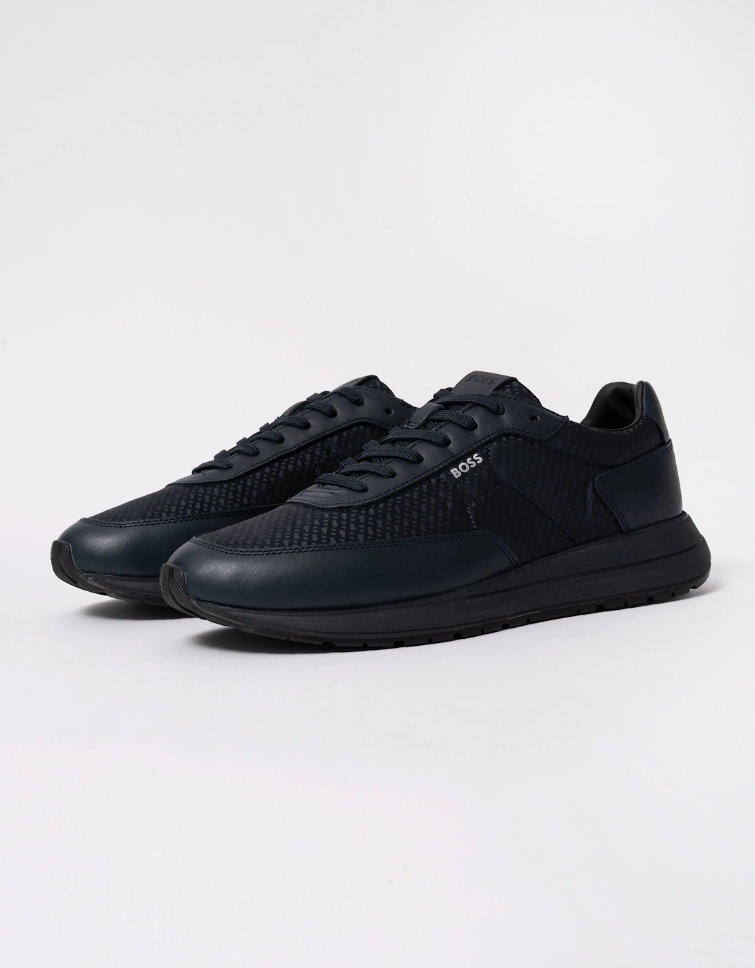 BOSS Orange Vinston_Runn_nymnlt Mens Trainers - Dark Blue 405