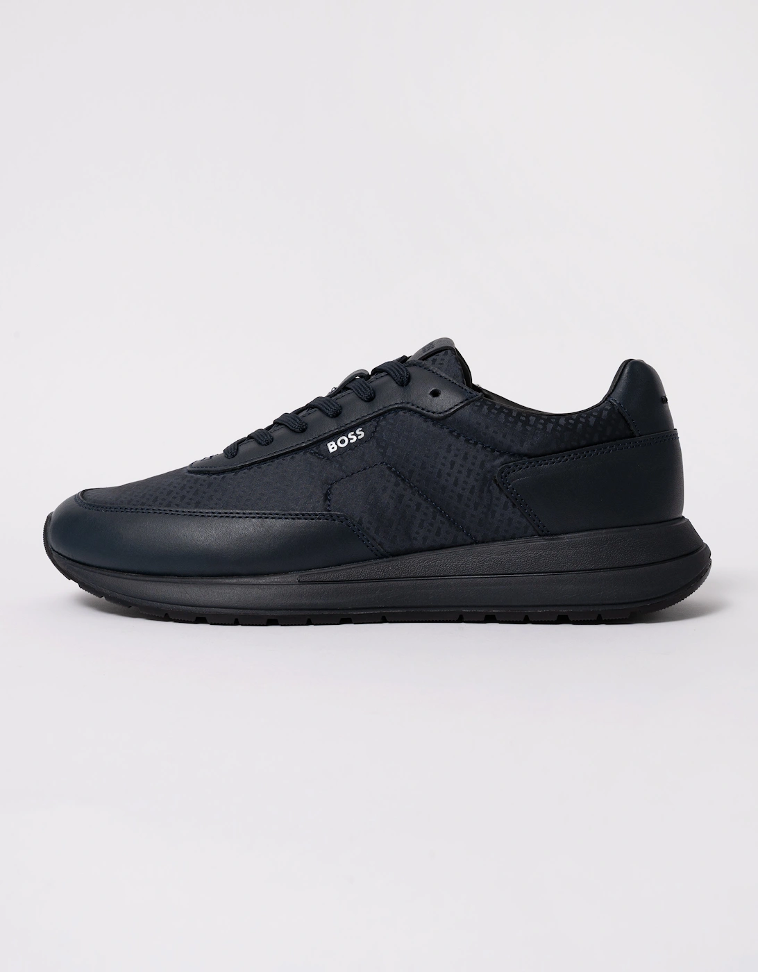 BOSS Orange Vinston_Runn_nymnlt Mens Trainers - Dark Blue 405