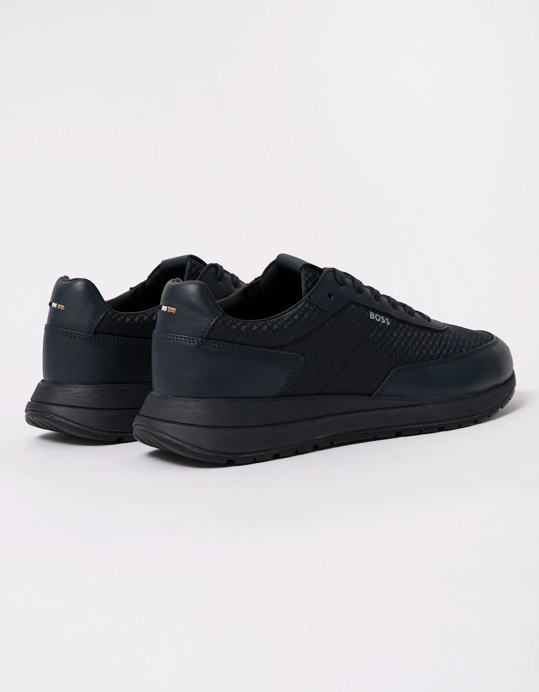 BOSS Orange Vinston_Runn_nymnlt Mens Trainers - Dark Blue 405