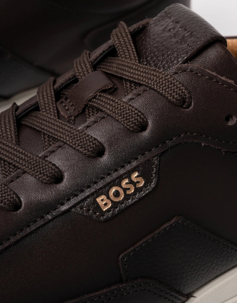 BOSS Orange Vinston_Runn_butb Mens Trainers - Dark Brown 201