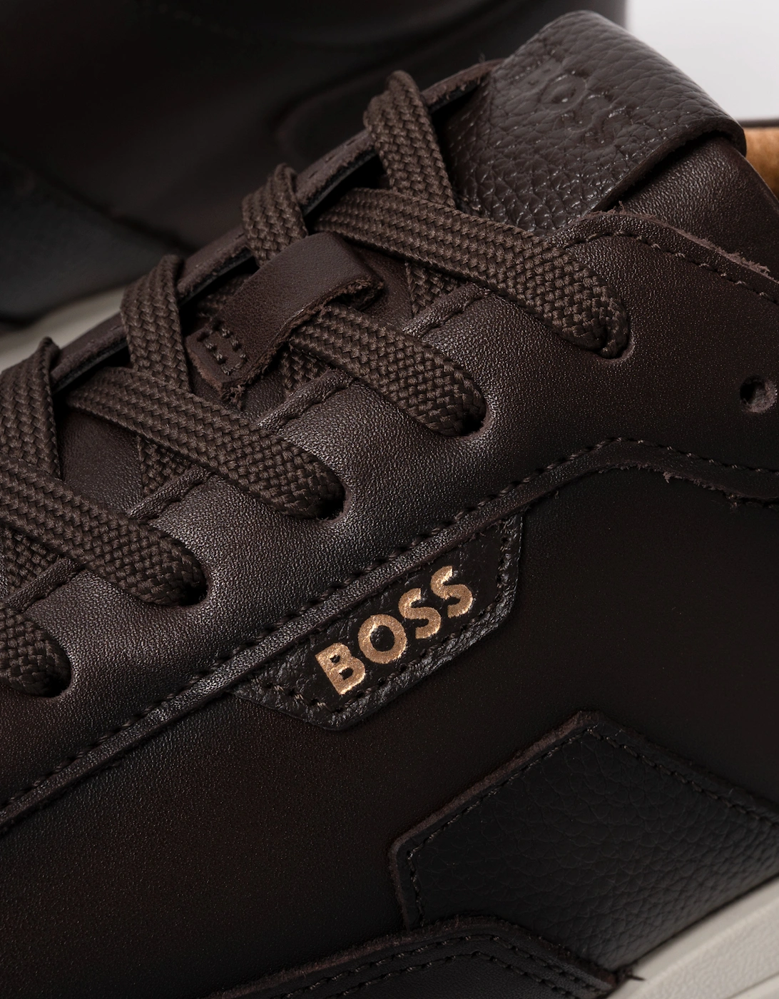 BOSS Orange Vinston_Runn_butb Mens Trainers - Dark Brown 201