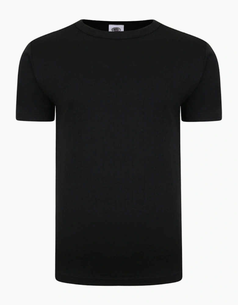 Kam Mens Big & Tall Thermal Baselayer Top - Black