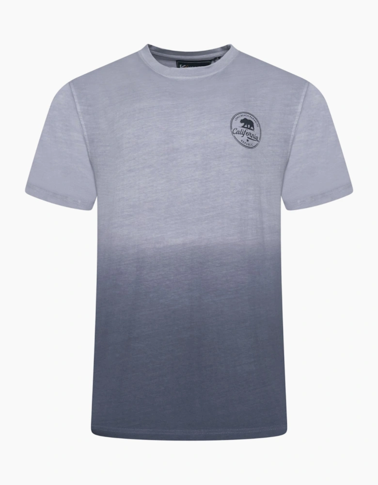 Kam Mens Big & Tall Deep Dye California Short Sleeve T-Shirt
