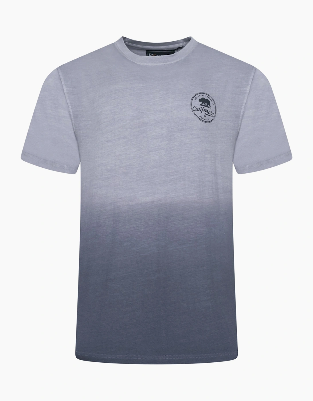 Kam Mens Big & Tall Deep Dye California Short Sleeve T-Shirt