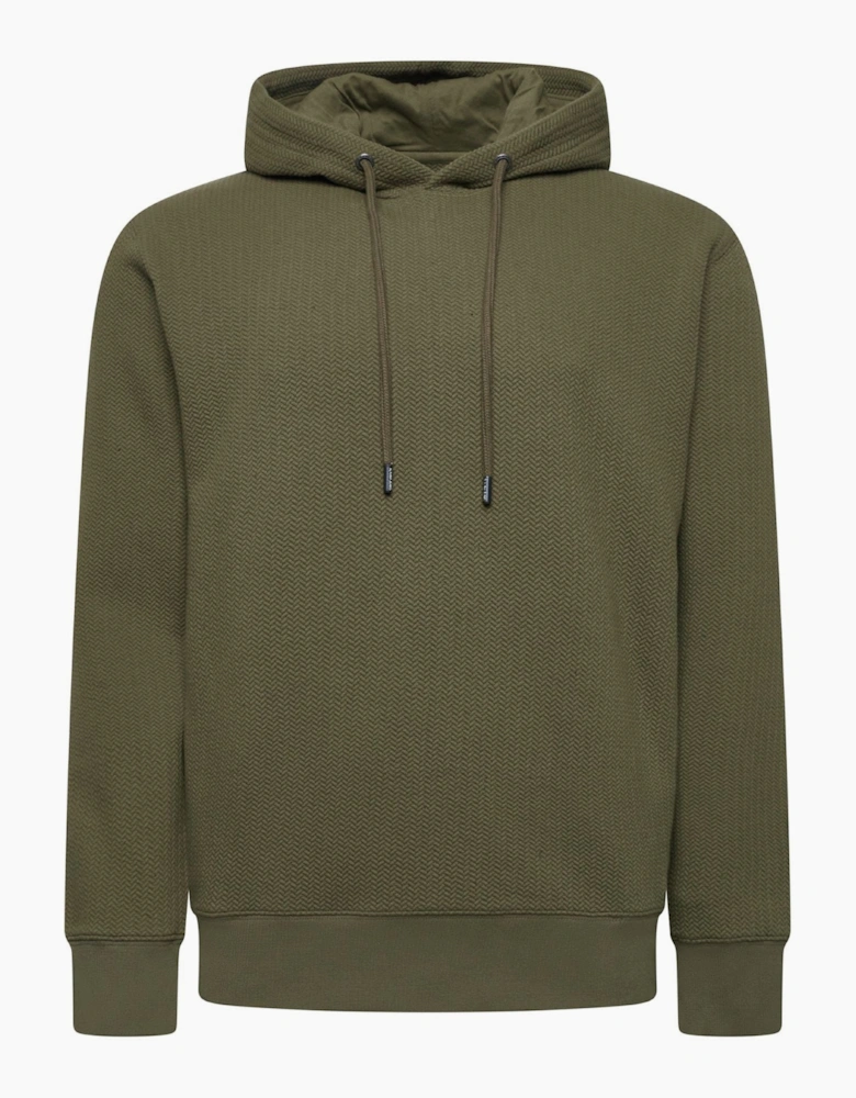 Kam Mens Big & Tall Jacquard Textured Hoodie