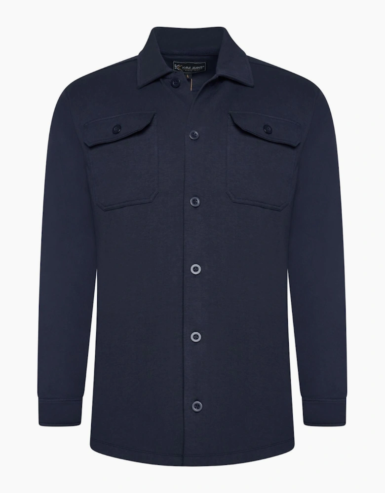 Kam Mens Big & Tall Interlock Long Sleeve Shirt