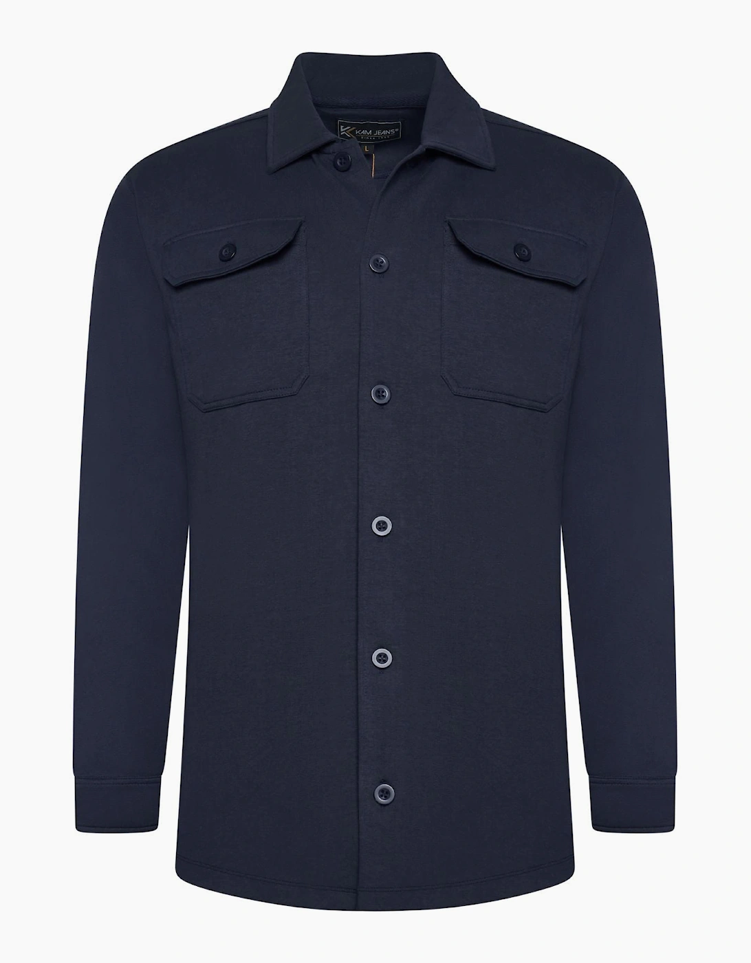 Kam Mens Big & Tall Interlock Long Sleeve Shirt