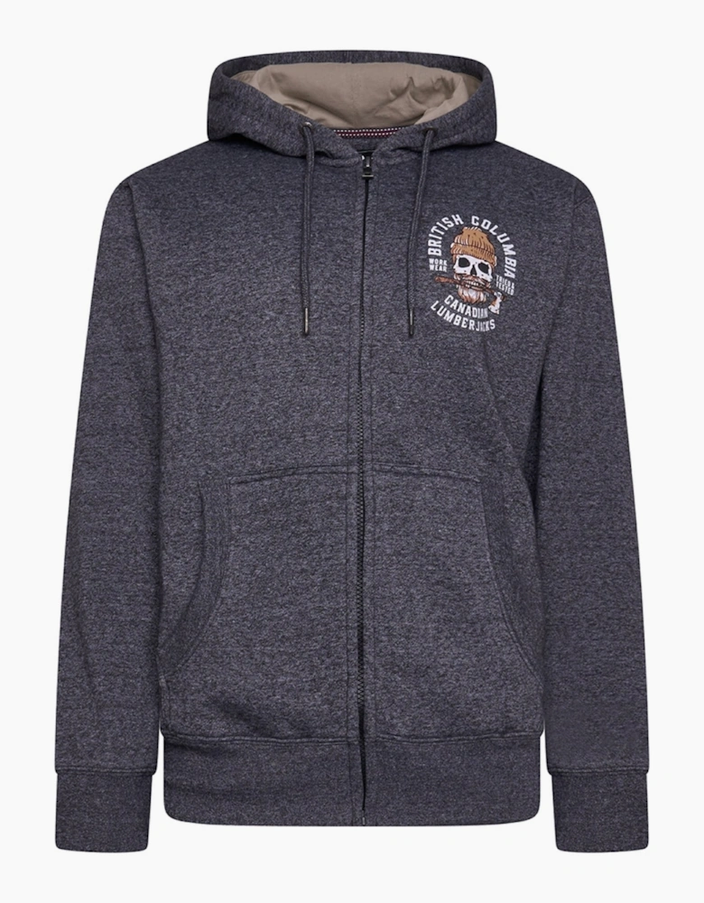 Kam Mens Big & Tall British Columbia Chain Yarn Hoodie