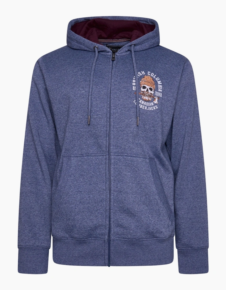 Kam Mens Big & Tall British Columbia Chain Yarn Hoodie