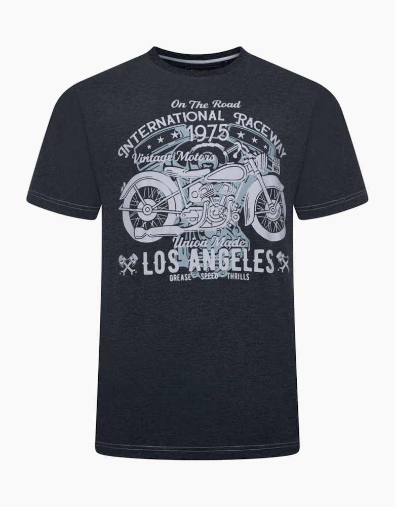 Kam Mens Big & Tall LA Raceway Short Sleeve T-Shirt