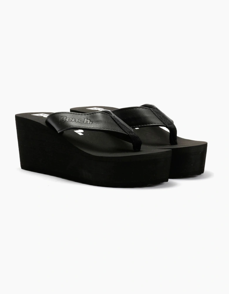 Bench Vacay Women's Black Flip Flops