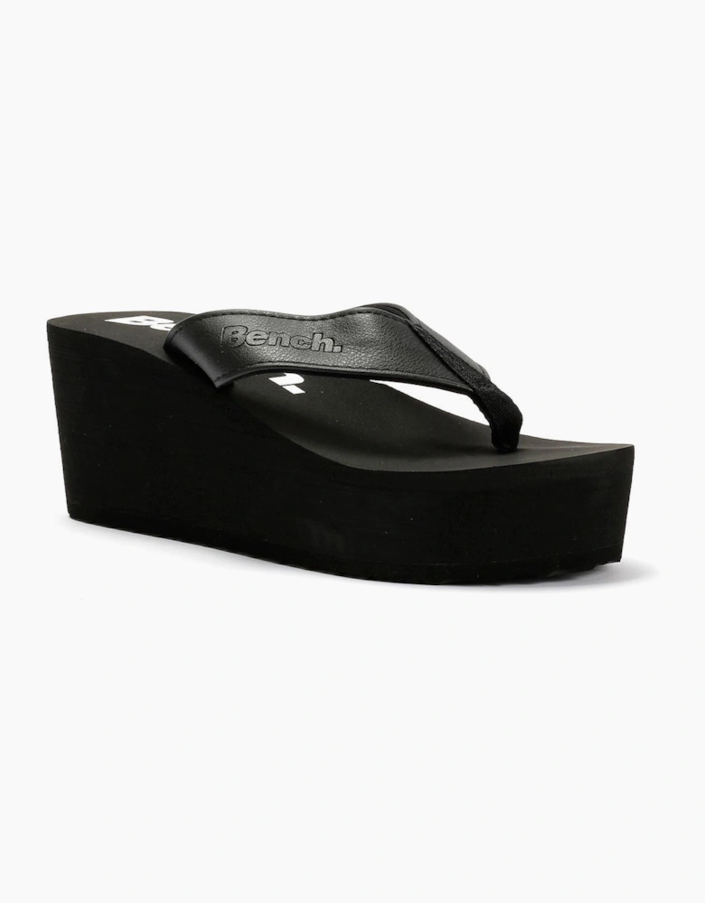 Bench Vacay Women's Black Flip Flops