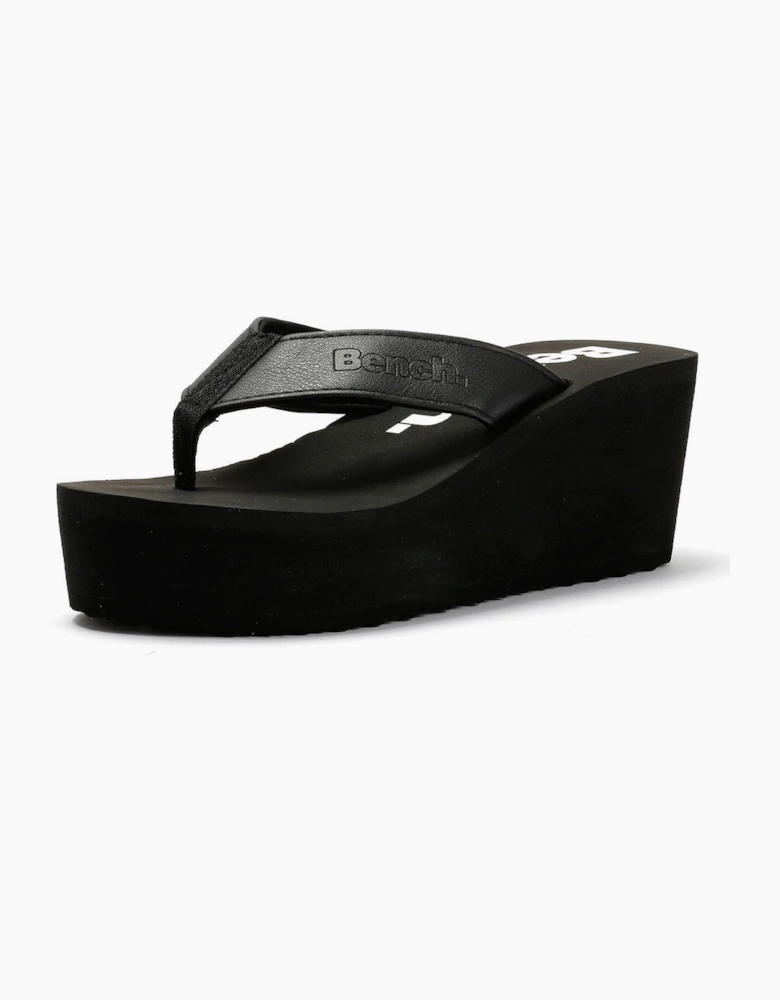 Bench Vacay Women's Black Flip Flops