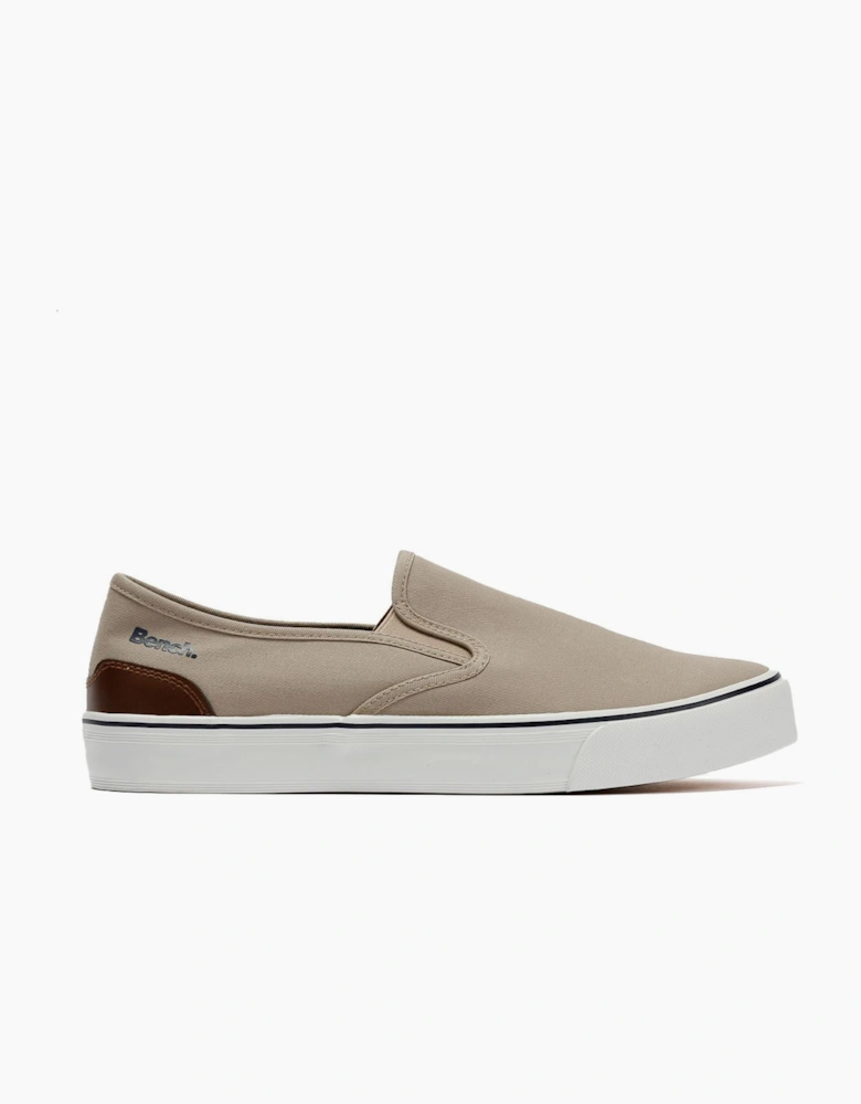 Bench Dalton Canvas Slip On Men's Sand Trainers