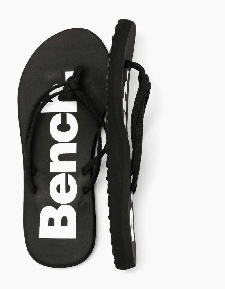 Bench Invisia Women's Black Flip Flops