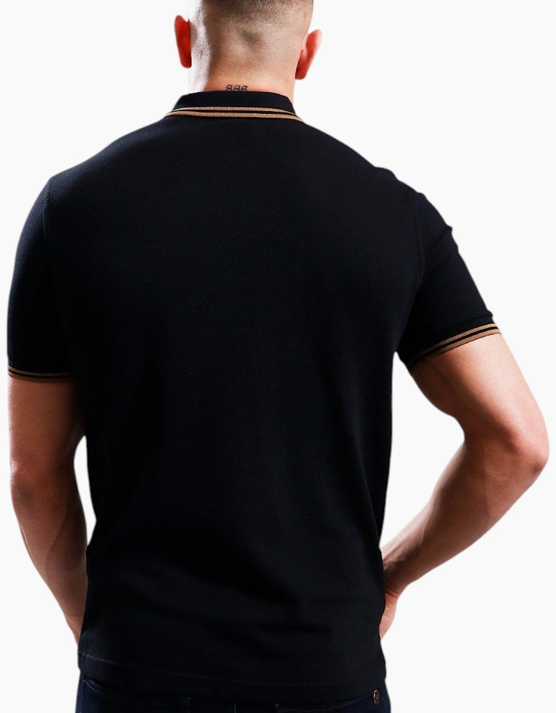 Fred Perry Mens Polo Shirt Twin Tipped Logo Short Sleeve Breathable Cotton