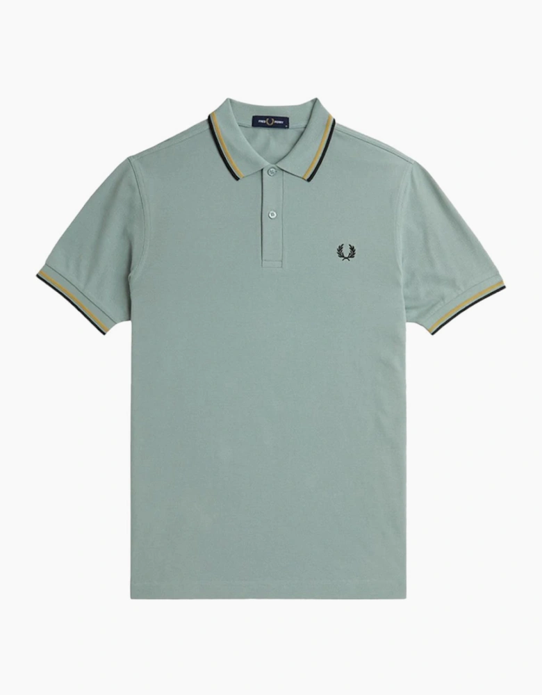 Fred Perry Mens Polo Shirt Twin Tipped Logo Short Sleeve Breathable Cotton