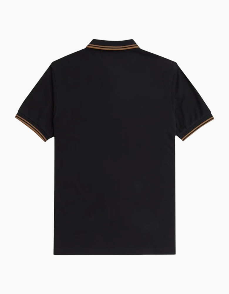 Fred Perry Mens Polo Shirt Twin Tipped Logo Short Sleeve Breathable Cotton