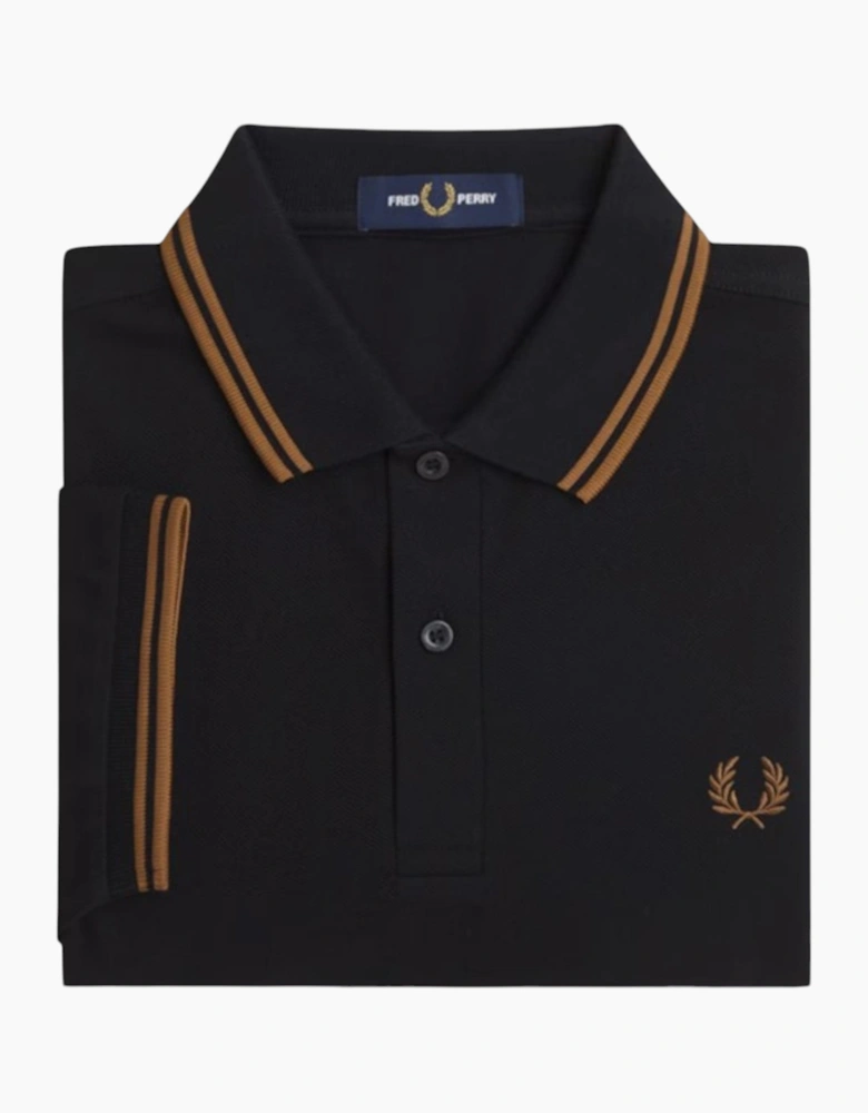 Fred Perry Mens Polo Shirt Twin Tipped Logo Short Sleeve Breathable Cotton