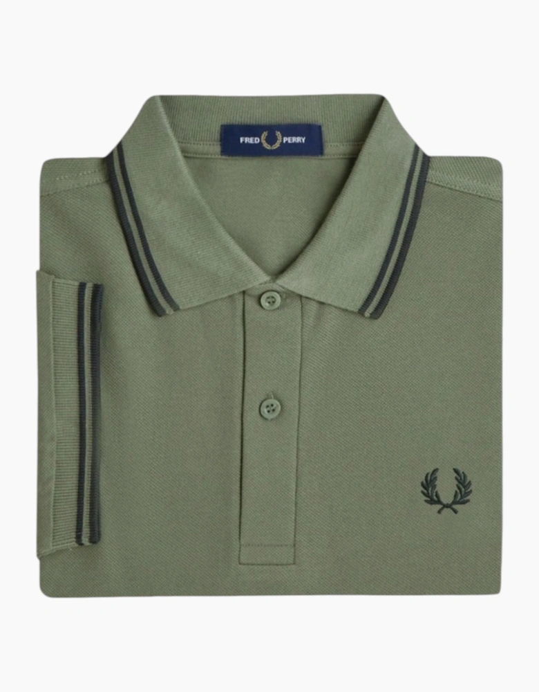 Fred Perry Mens Polo Shirt Twin Tipped Logo Short Sleeve Breathable Cotton