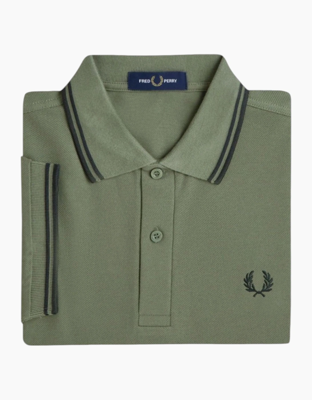 Fred Perry Mens Polo Shirt Twin Tipped Logo Short Sleeve Breathable Cotton