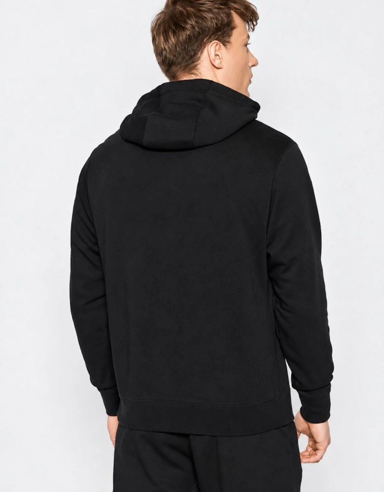 Nike Mens Hooded Fleece Pullover Full Tracksuit Set in Black