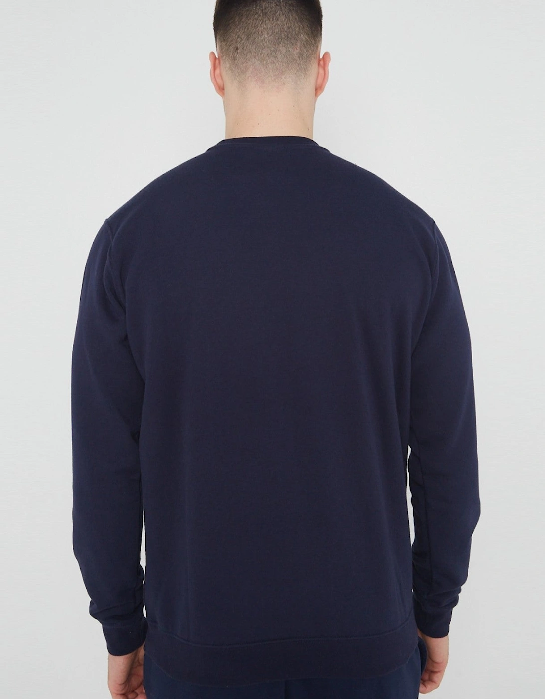 Nike Mens ClubFleece Crewneck Full Tracksuit Set in Navy