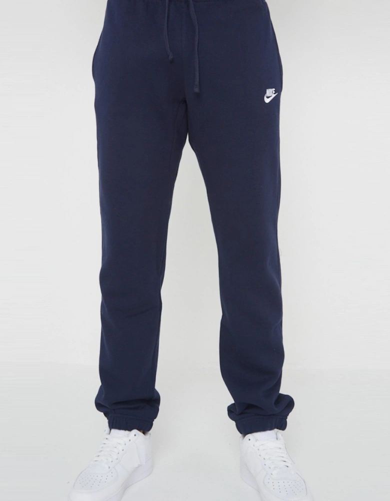 Nike Mens ClubFleece Crewneck Full Tracksuit Set in Navy