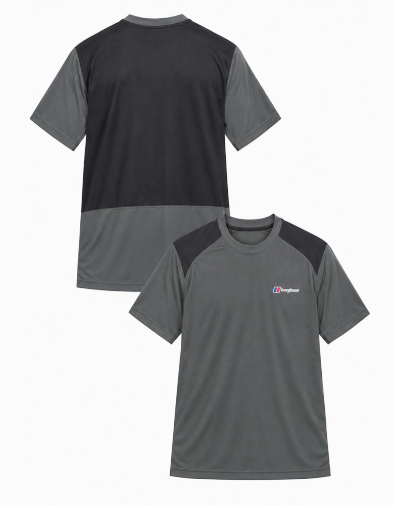 Berghaus Mens Wayside 3.0 Tech Gym T Shirt in Grey
