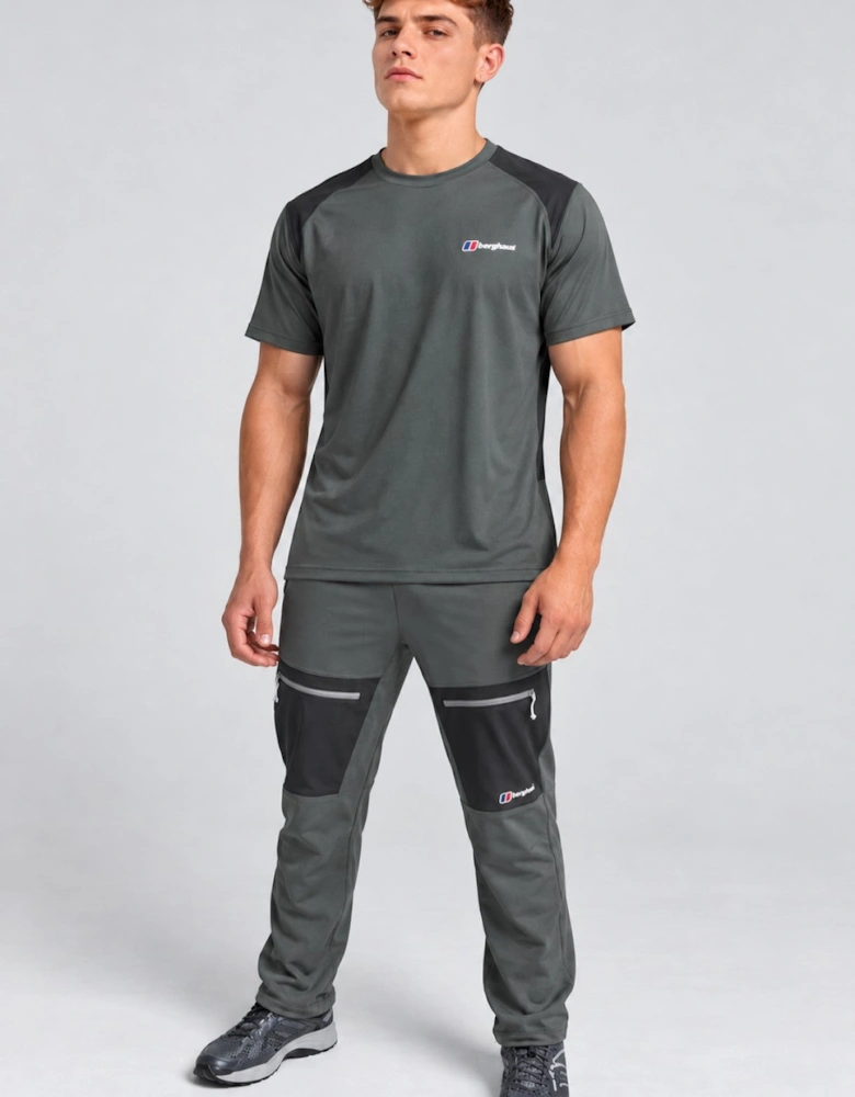 Berghaus Mens Wayside 3.0 Tech Gym T Shirt in Grey