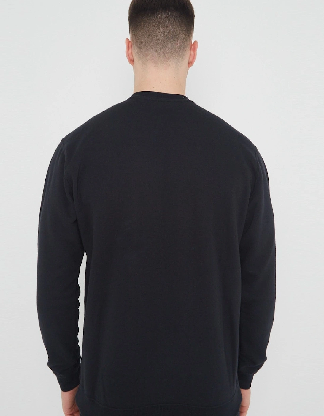 Nike Mens ClubFleece Crewneck Full Tracksuit Set in Black
