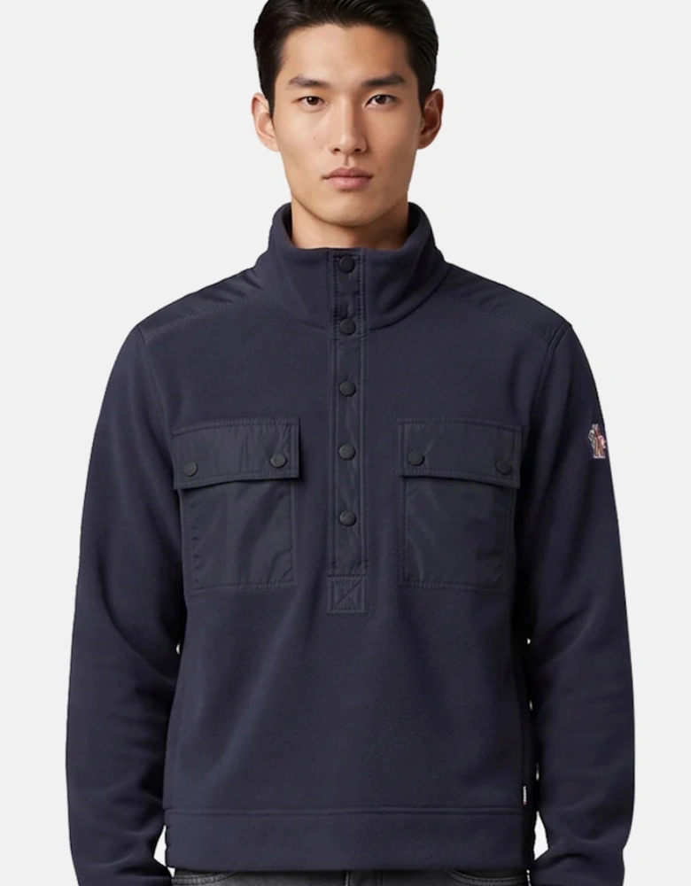 1/4 Zip Polartec Sweatshirt Navy