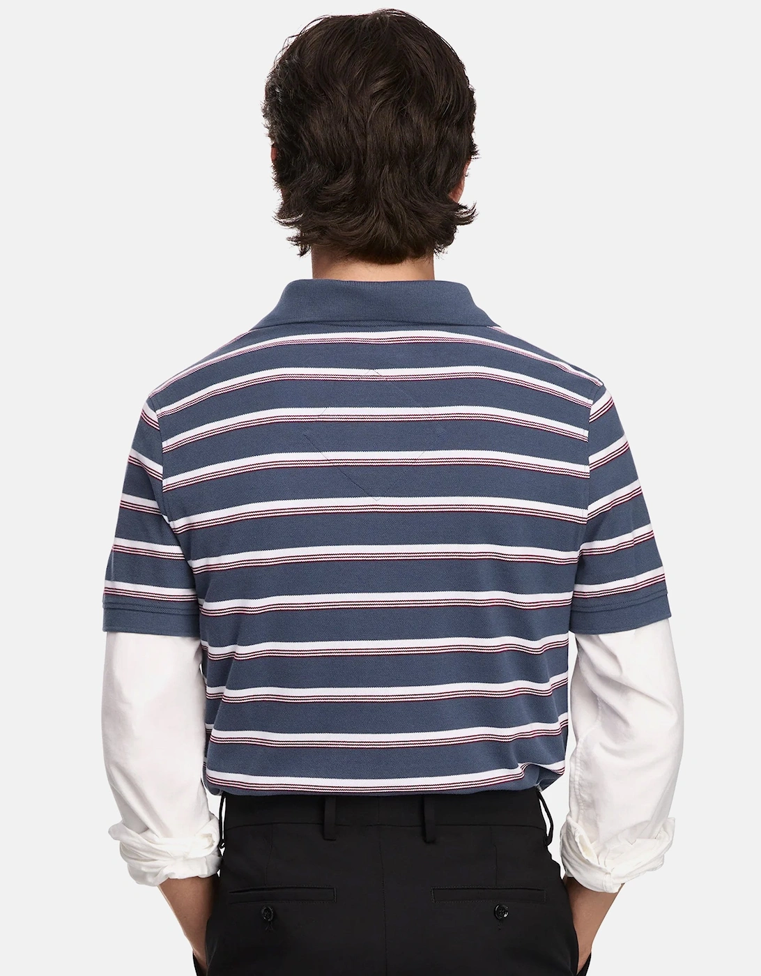 Beckley Stripe Polo Shirt Blue