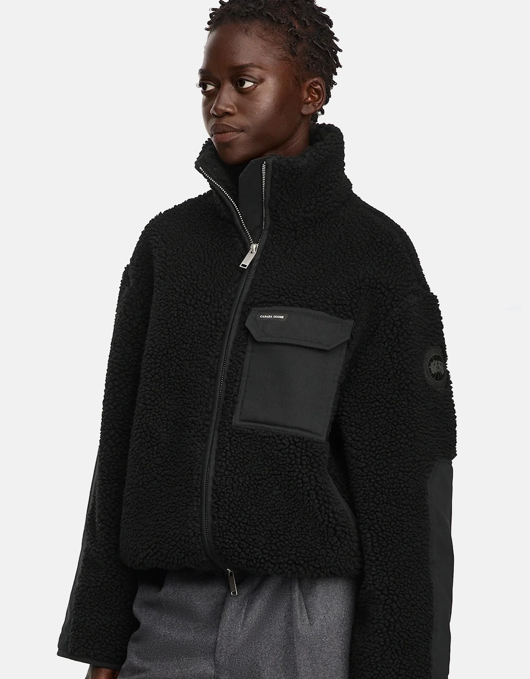Womens Soren Full Zip Fleece Black