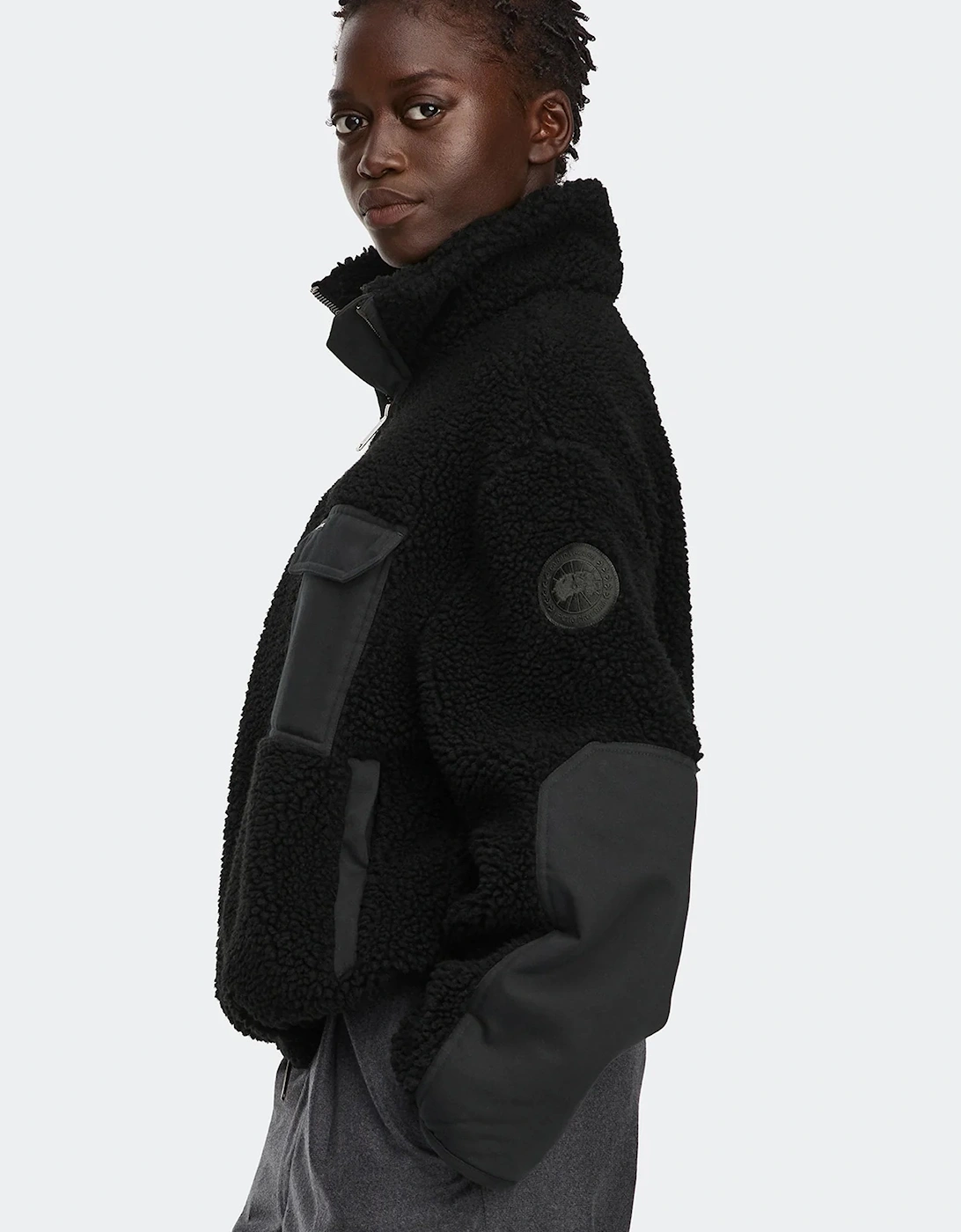 Womens Soren Full Zip Fleece Black