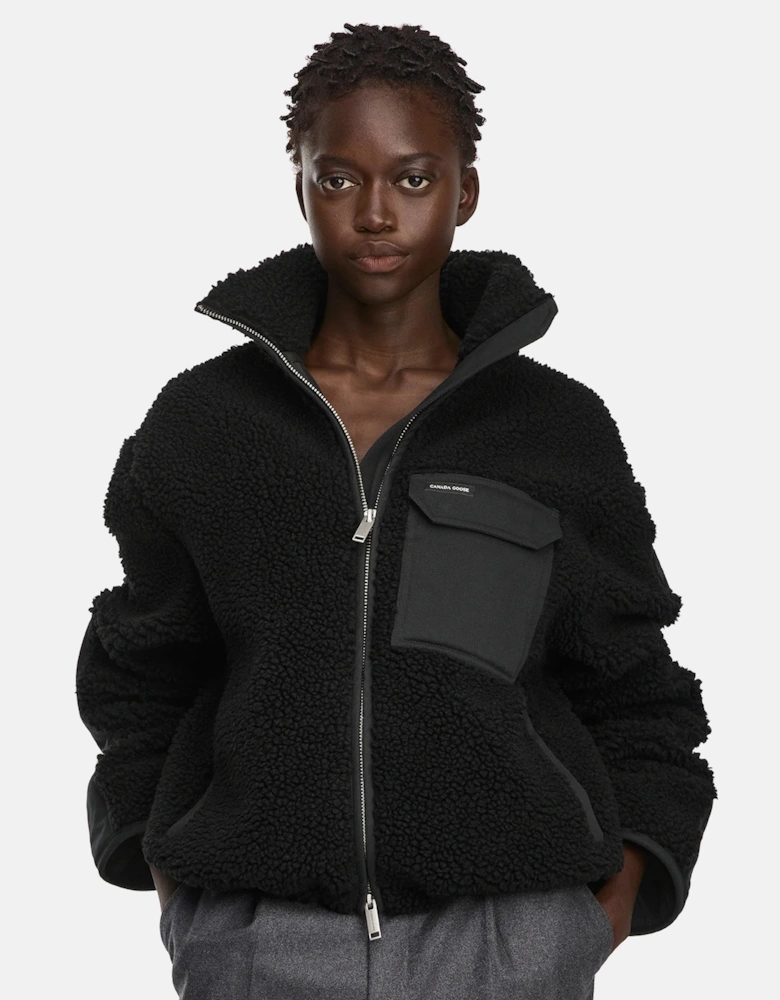 Womens Soren Full Zip Fleece Black
