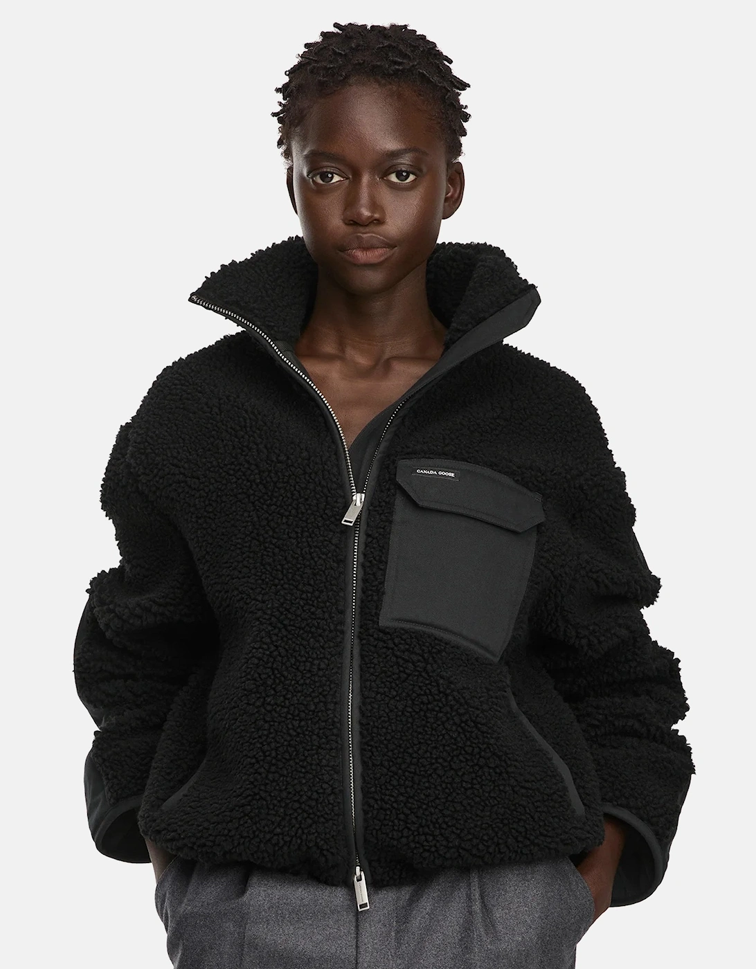 Womens Soren Full Zip Fleece Black