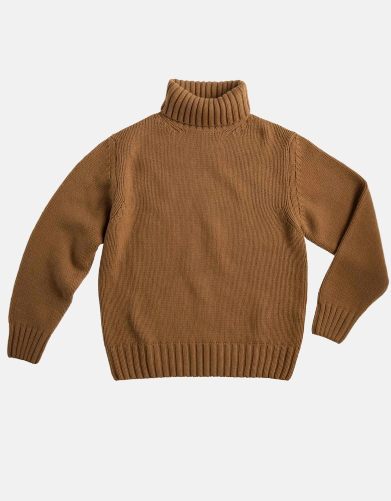 Arata T Neck Sweater Brown
