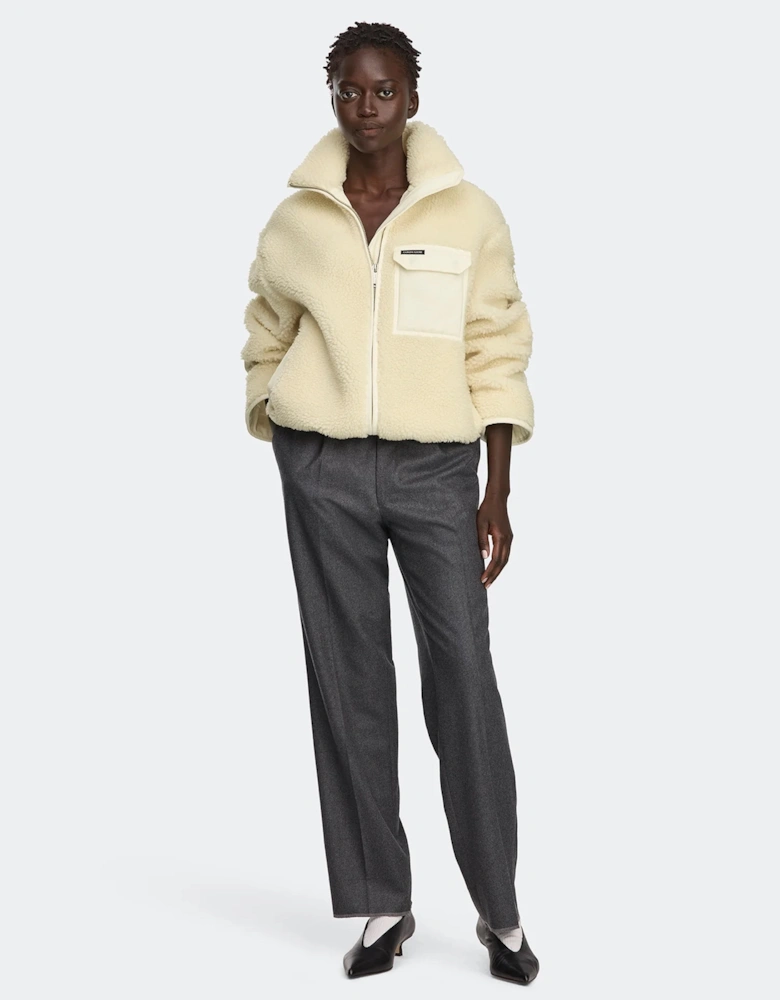Womens Soren Full Zip Fleece Bone