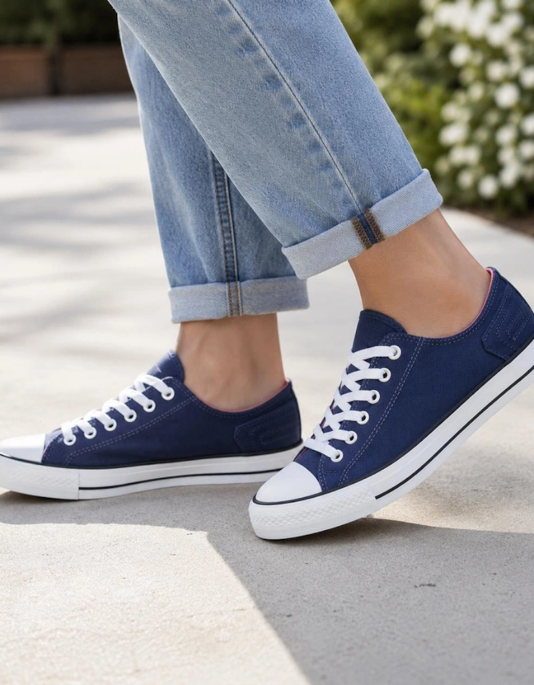 DEK CHLOE Womens Canvas Shoes Blue