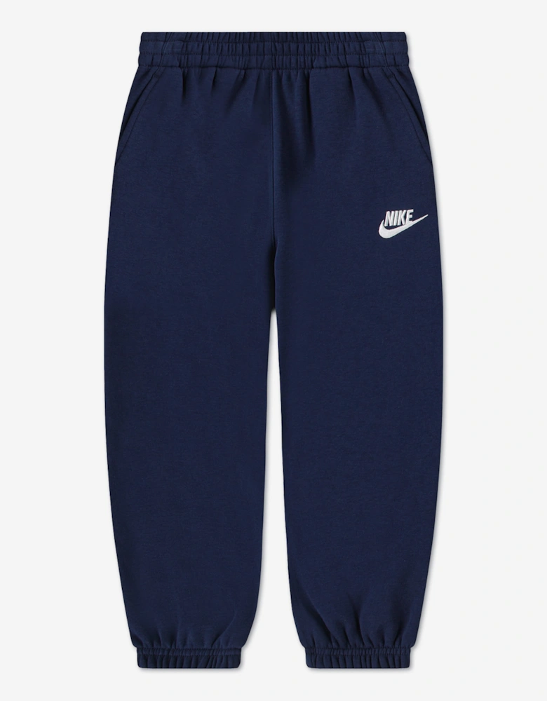 Nike Kids Club Fleece Oversized Tracksuit in Navy