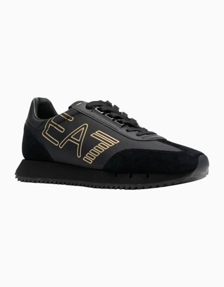 EA7 Emporio Armani Men's Shoe Logo Print Trainers