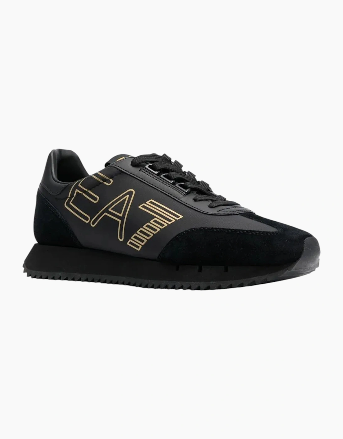 EA7 Emporio Armani Men's Shoe Logo Print Trainers