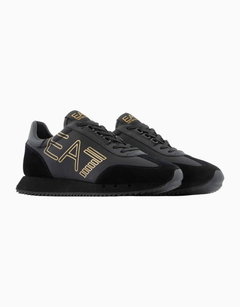 EA7 Emporio Armani Men's Shoe Logo Print Trainers