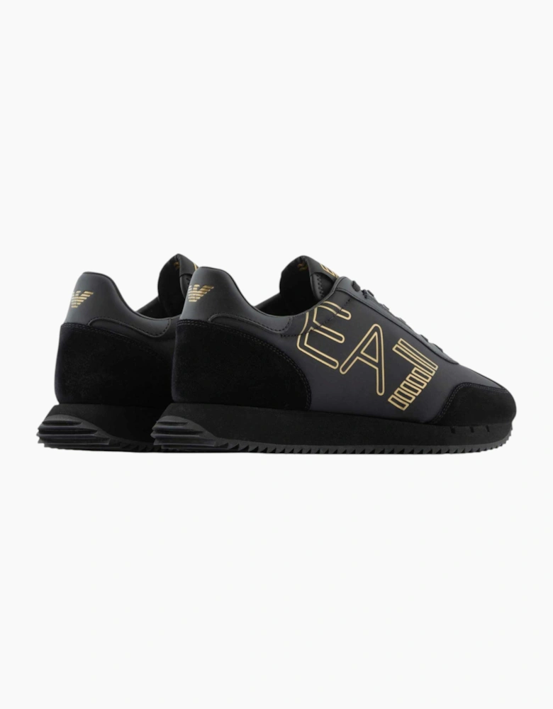 EA7 Emporio Armani Men's Shoe Logo Print Trainers