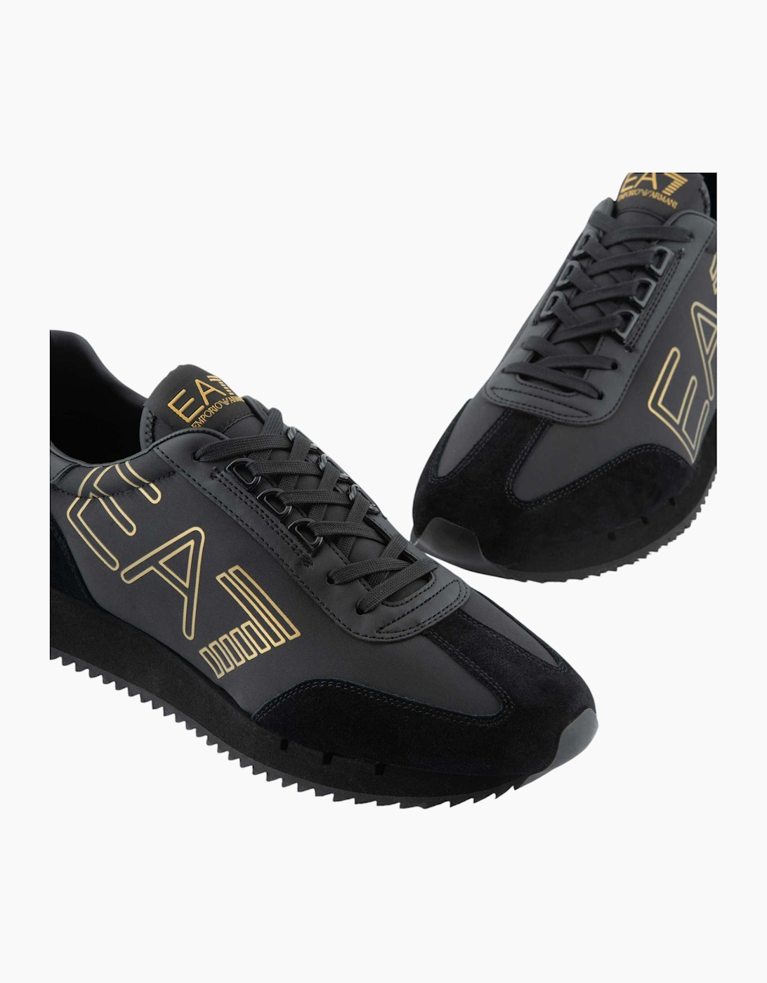 EA7 Emporio Armani Men's Shoe Logo Print Trainers