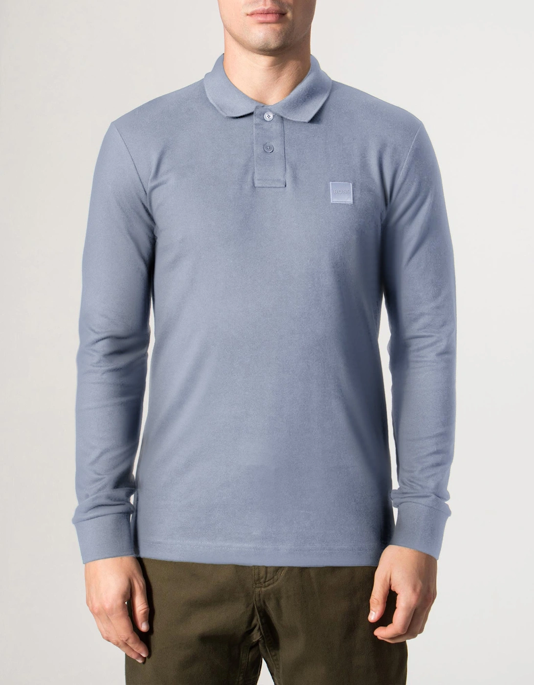 Slim Fit Passerby Long Sleeve Polo Shirt