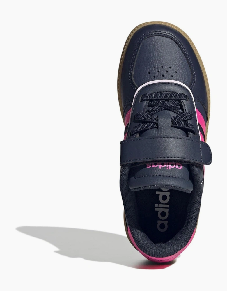 Breaknet Low Top Three Stripes Sneakers
