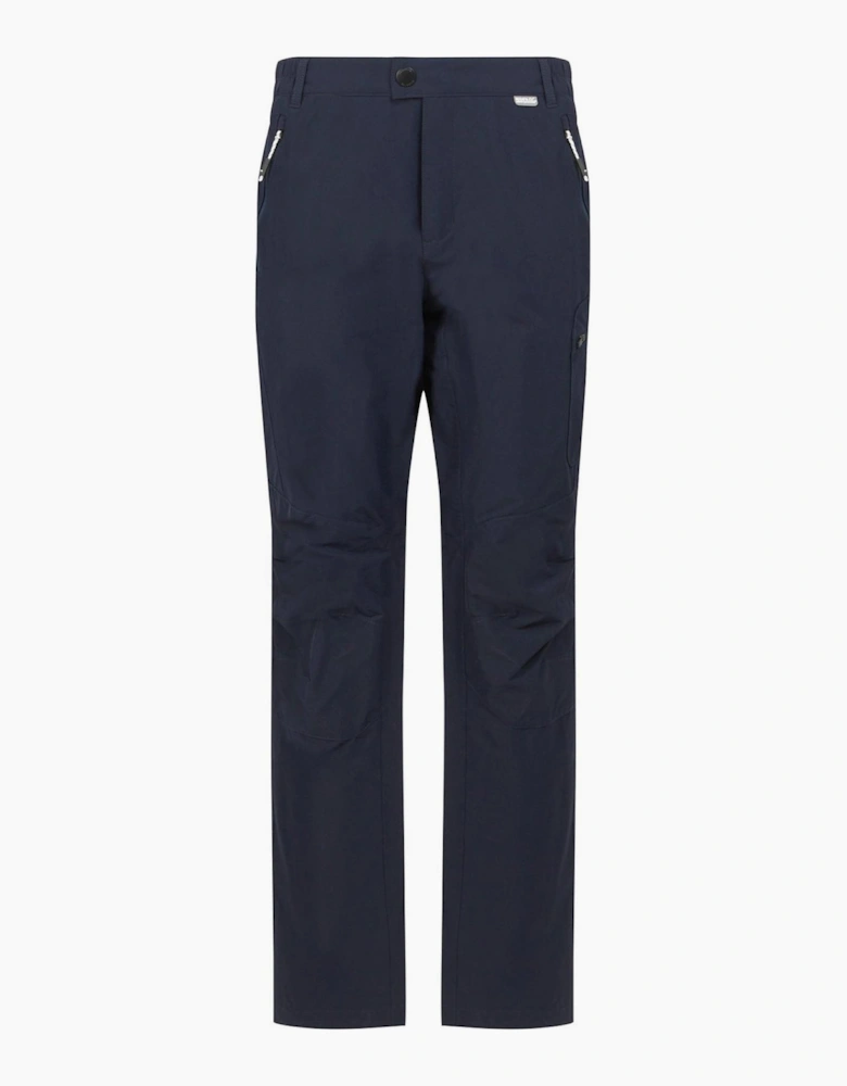 Highton Solid Patterned Straight Athletic Pants