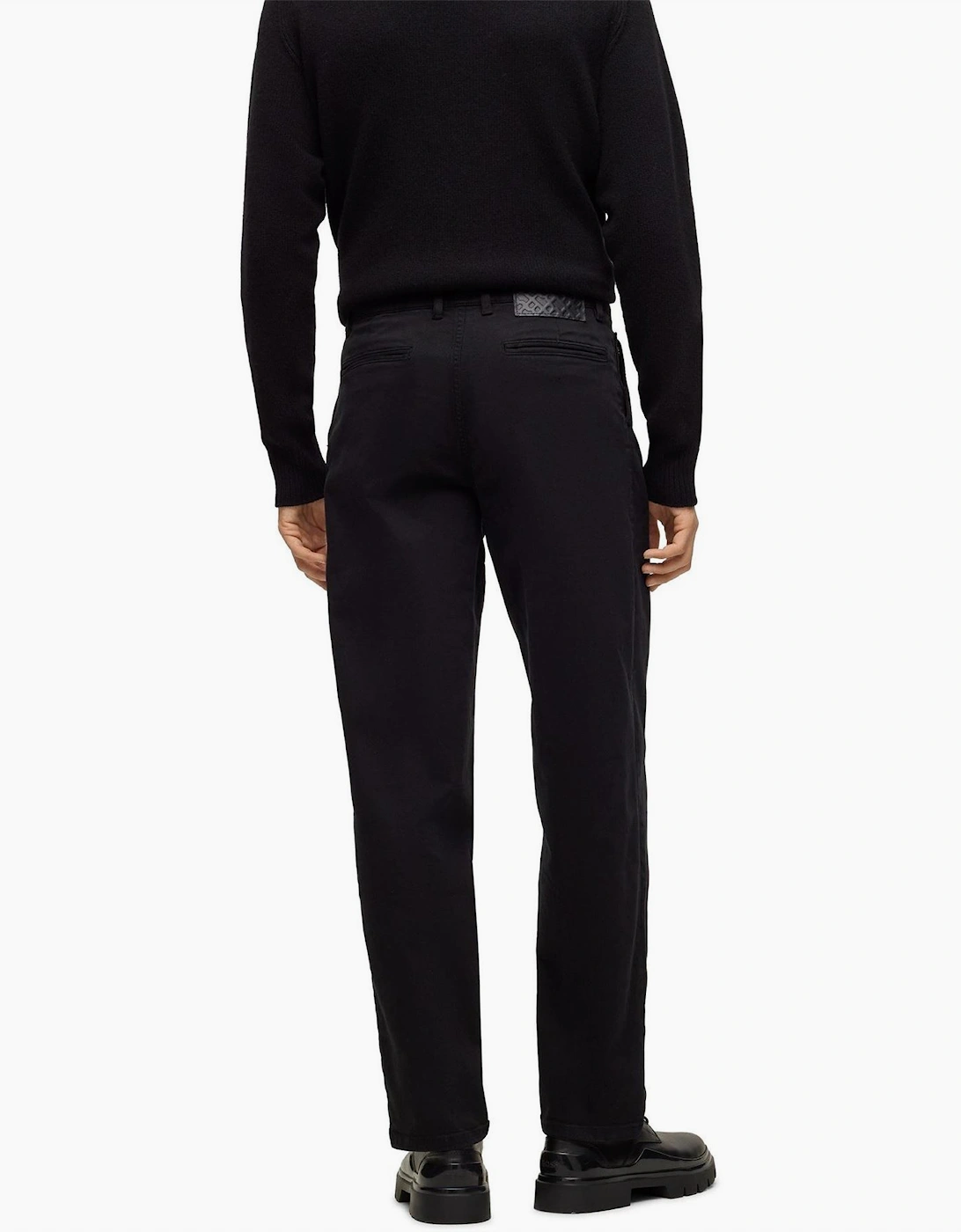 Tulsa Solid Patterned Straight Chinos